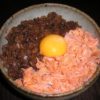 鮭と牛肉の二色丼☆コストコ食材・アレンジレシピ